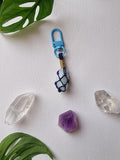 Aquamarine key charm