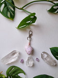 Kunzite key ring