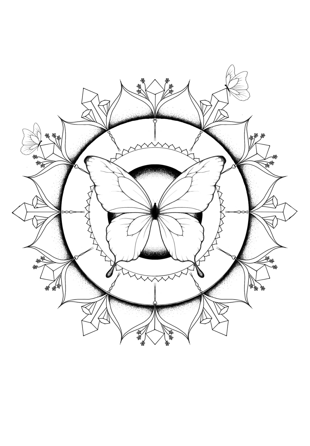Mandala colouring book