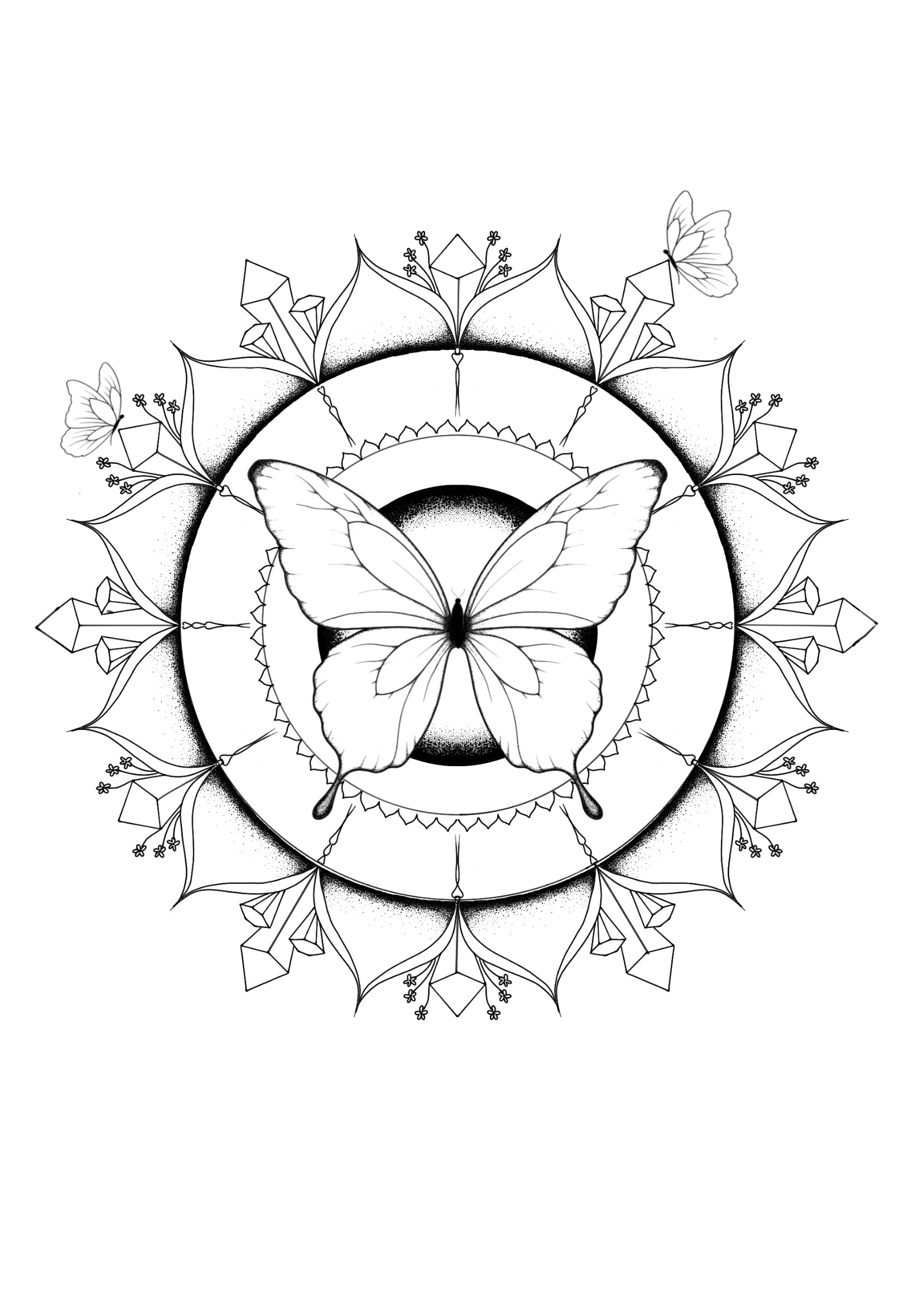 Mandala colouring book