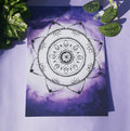 Purple mandala digital illustration download