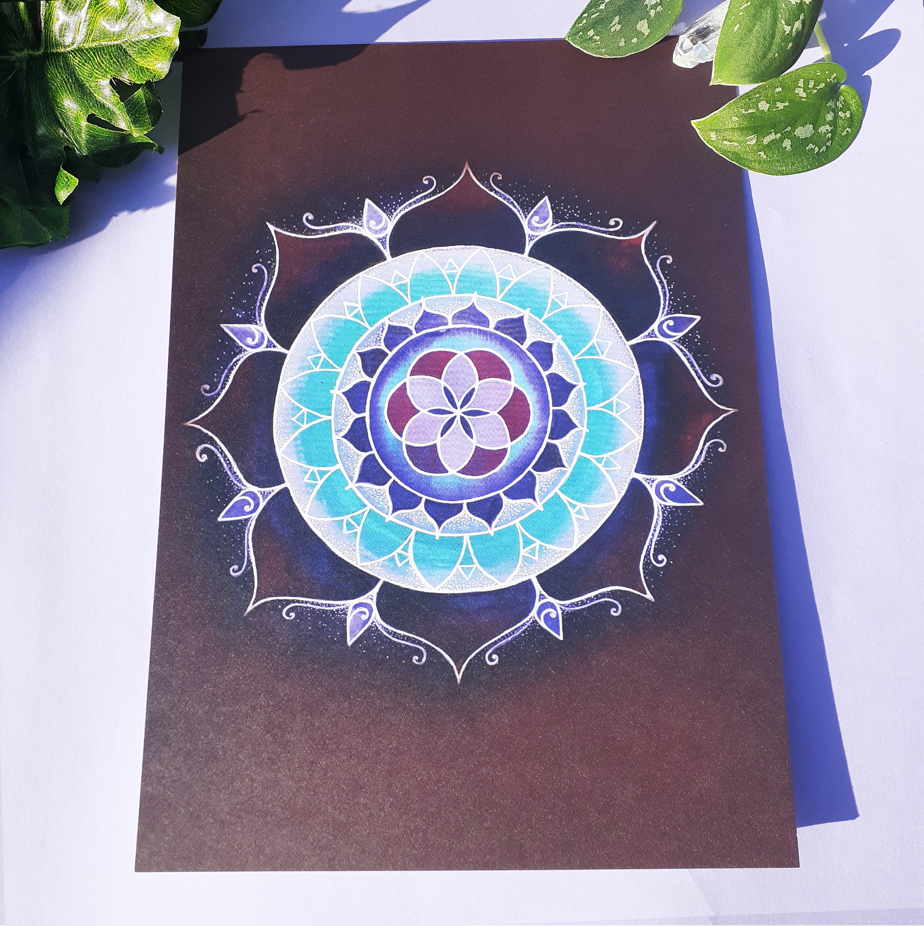 Mandala digital illustration download